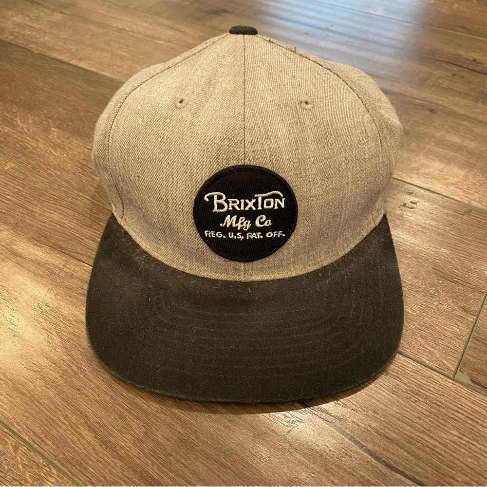 Brixton Two-Tone Gray and Black Cap